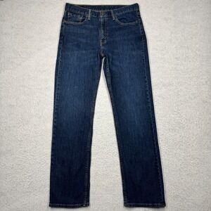 Levi's 514 Regular Fit Straight Leg Jeans Blue Denim Pants Men's Size 32x32
